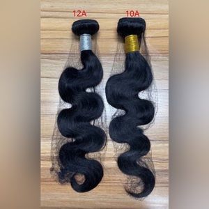 22inches Body Wave, black Hair bundles DM for custom wig making